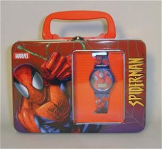 Spiderman Lunchbox met horloge