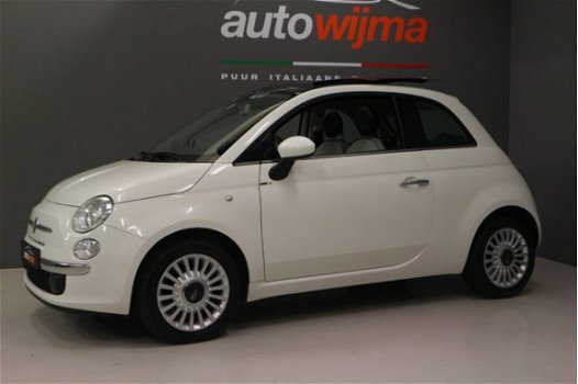 Fiat 500 - 1.2 Lounge Open dak, Skydome, Airco - 1