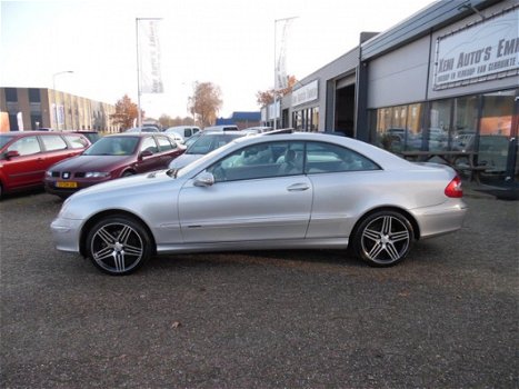 Mercedes-Benz CLK-klasse Coupé - 240 Elegance Airco, Dakraam, AUT., Leer, Trekhaak, AMG-Velgen - 1