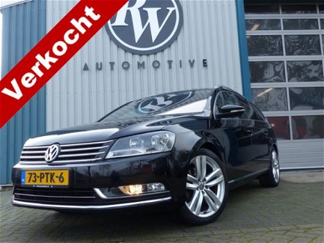 Volkswagen Passat Variant - 1.4 TSI Aut Highline Leder/Stl verw/ afn trekhaak/NL Auto/ 100% oderhoud - 1