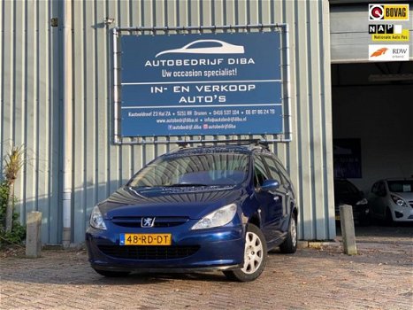 Peugeot 307 SW - 1.6 16V Premium 2005 Blauw Clim Pano Trek NAP - 1