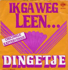 Dingetje : Ik ga weg Leen(1977)