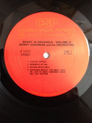 Benny in Brussels Volume II ( 2 ) - JazzLP 1958 - Afbeelding 3