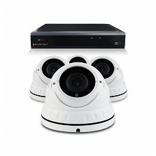 Bewakingscamera set met 4 Dome camera – 4MP 2K HD – Draadloos