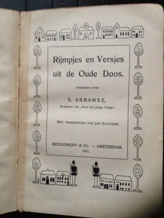 Rijmpjes en Versjes uit de Oude Doos - 1e druk 1911 - ill. Jan Sluyters - nr. 1