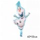 Folie ballon ** Frozen ** Olaf 45x30cm - 1 - Thumbnail