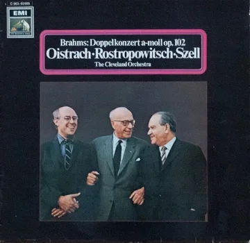 LP - Brahms Doppelkonzert, Rostropovich/Oistrach/Szell - 0