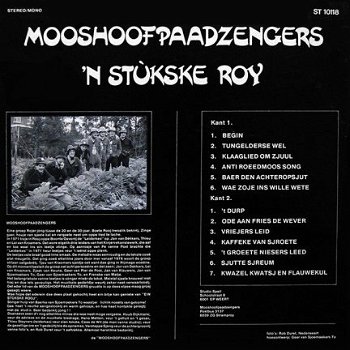 LP - Mooshoofpaadzengers - 'N Stukske Roy - 1