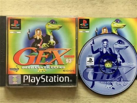 Playstation 1 ps1 Gex Deep Cover Gecko - 1