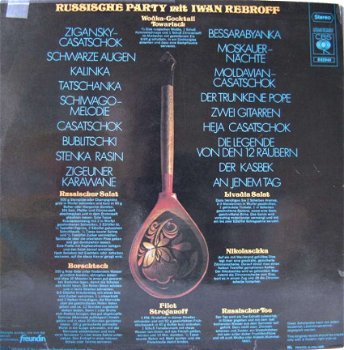 LP Iwan Rebroff - Seine Russische party - 2