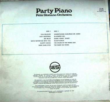 LP Party Piano - Peter Romano - 2