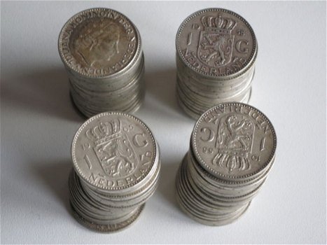 65 zilveren guldens - 1