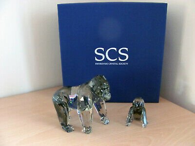 Swarovski Gorilla met jong - 1