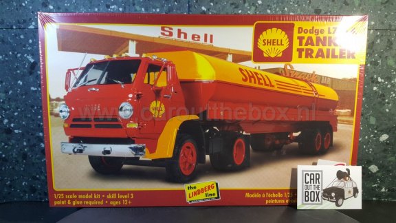 Dodge L700 & Tanker trailer SHELL 1:25 Lindberg - 1