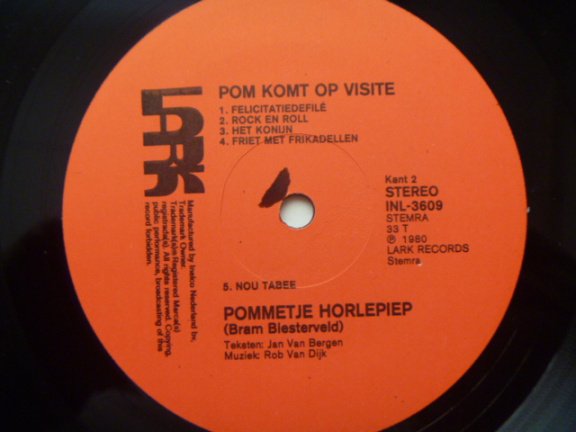 Pommetje Horlepiep - Pom komt op visite - kinderLP 1980 - Afbeelding 4