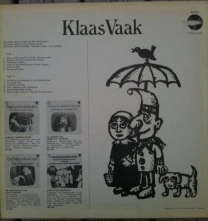 Klaas Vaak - liedjes en verhaaltjes - kinderLP - Afbeelding 2