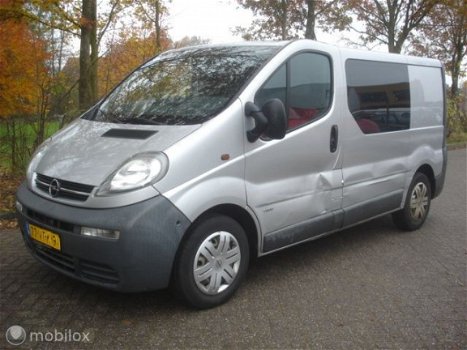 Opel Vivaro - bestel 1.9 DTI 6 bak Dubbele cabine APK 10-2020 - 1