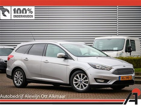 Ford Focus Wagon - 1.0 First Edition , Half Leer, Navi, Bluetooth, Stoelverwarming - 1