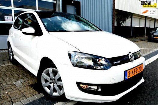 Volkswagen Polo - 1.2 TDI BlueMotion Comfortline 5-D ZWART DAK - 1