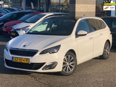 Peugeot 308 SW - 1.6 BlueHDI Blue Lease Premium FULL-MAP NAVI PANO LED ECC LMV PDC V+A D-GLAS CHROOM - 1