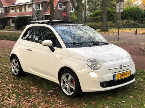 Fiat 500 - 1.4-16V Sport schuifkanteldak nieuwe apk leer sportvelgen - 1