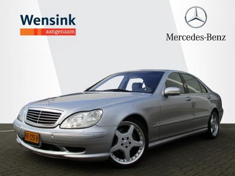 Mercedes-Benz S-klasse - 55 AMG Lang Comand Airmatic Memory pakket Stoel verwarming en koeling Bose - 1