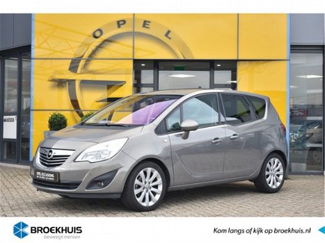 Opel Meriva - 1.4 Turbo Cosmo+ | Half-Leder | Parkeersensoren voor + achter | Trekhaak | 17