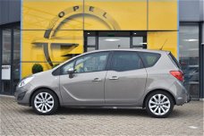 Opel Meriva - 1.4 Turbo Cosmo+ | Half-Leder | Parkeersensoren voor + achter | Trekhaak | 17" lichtme