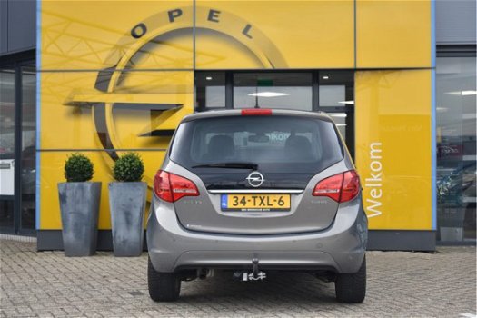 Opel Meriva - 1.4 Turbo Cosmo+ | Half-Leder | Parkeersensoren voor + achter | Trekhaak | 17