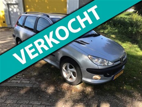 Peugeot 206 SW - 1.6-16V XS GEZOCHT GEVRAAGD 106 206 307 207 EXPERT PARTNER BOXER - 1