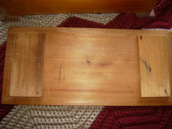 Kistje, hout, met Lelies - Afbeelding 4