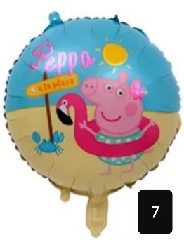 Folie ballon ** Peppa Big ** Nr 7 - 1