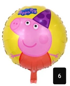 Folie ballon ** Peppa Big ** Nr 6 - 1