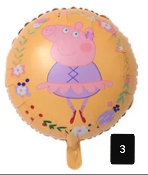 Folie ballon ** Peppa Big ** Nr 3 - 1