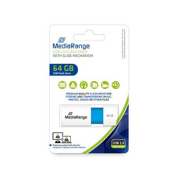 MediaRange Slide USB Stick 64 GB - 1