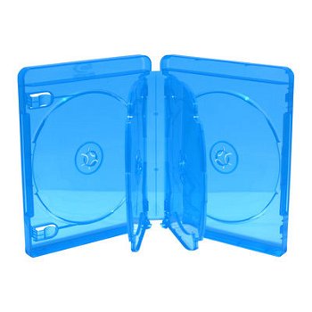 Blu-Ray doosjes 6 disc transparant blauw 3 stuks 22mm - 1