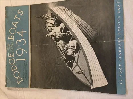 DODGE BOATS 1934 brochure USA (D294) - 0