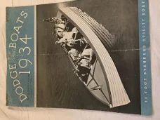DODGE BOATS 1934 brochure USA (D294)