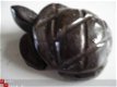 schildpadje van bruin/zwart marmer 5,3 cm lang - 1 - Thumbnail