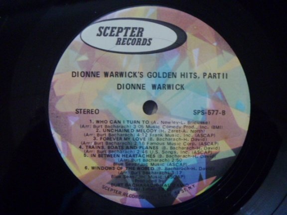 Dionne Warwick's Golden Hits - LP 1970 - Afbeelding 4