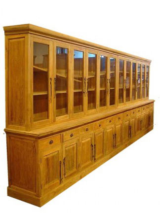 Mega grote teak kast 585cm breed te koop imposant - nr. 1