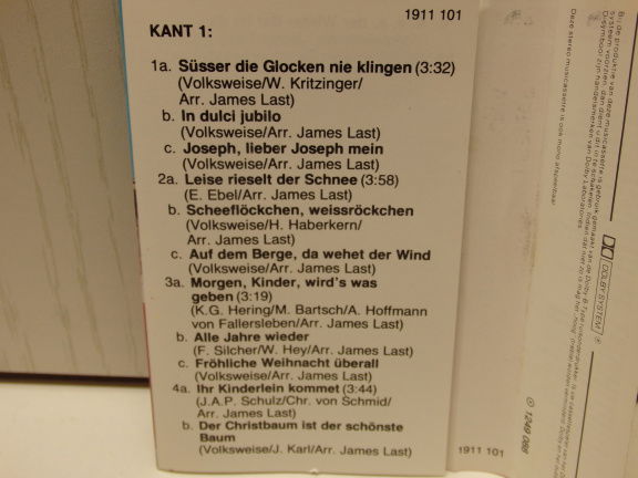 Cassettebandje - James Last - Vrolijk Kerstfeest. - Afbeelding 2