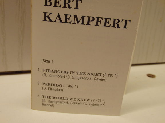 Cassettebandje - Bert Kaempfert - Music for the millions. - Afbeelding 2