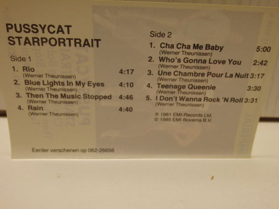 Cassettebandje - PUSSYCAT - Starportrait. - Afbeelding 2