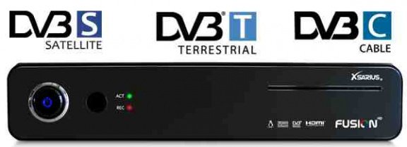 Xsarius Fusion HD SE Full HD Twin PVR ontvanger, standaard - 1