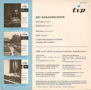EP Bei Kerzenschein, - Grossen Promenaden Orchester - 2