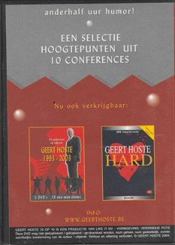 DVD Geert Hoste - 10 op 10 - 2004 - 2