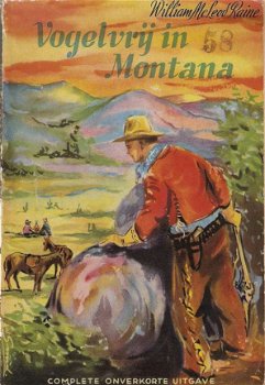 Leesboek - Vogelvrij in Montana - William Mc Leod Raine - 1