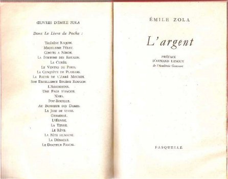 Roman L'argent van Emile Zola - 3