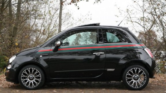 Fiat 500 - 0.9 TwinAir by Gucci - Automaat - Panodak - 2011 - 91.000km - Inruil mogelijk - 1